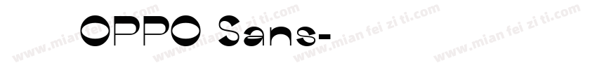 南构刘志文新楷OPPO Sans字体转换